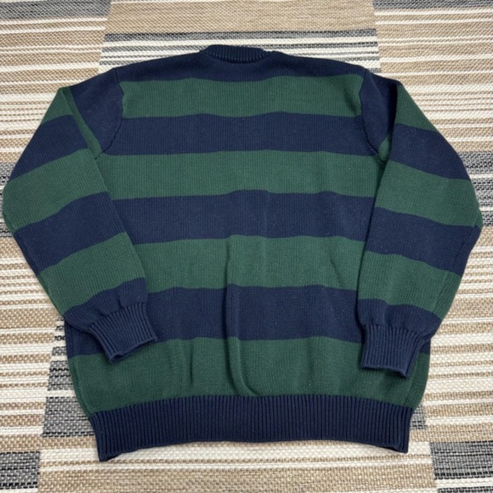 Brandy Melville Sweater Womens OS Striped Cardigan Knit‎ Button Up Relaxed - Picture 2 of 5